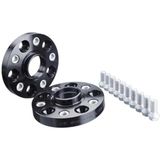 H&R B6055665 DRA Spureverbredingsset 60 mm per as gatcirkel 5x112 middencentrering 66,5 mm systeem M12x1,5-Chrysler/Mercedes-zwart