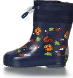 Playshoes Korte Regenlaarzen Bosdieren Blauw Maat 21