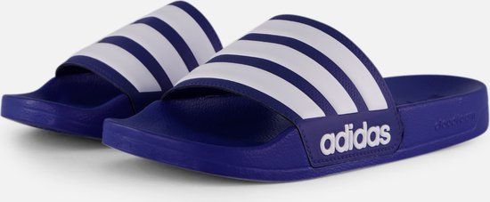 adidas Adilette Shower Unisex Badslippers - Blauw - Maat 47