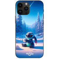 Maniacase iPhone 15 Pro Max Stitch mignon neige étoilée 3D