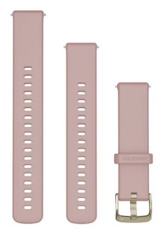 Garmin Bandje met snelsluiting - Dust rose met Soft Gold gesp