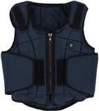 QHP Bodyprotector Junior Blauw L Polyester Unisex Kinderen