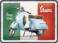 Nostalgic Art Merchandising Nostalgic Art Vespa Wandbord 15 x 20 cm Metaal Retro & Vintage