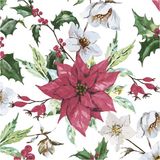 Daisy kerst thema servetten - 20x st - 33 x 33 cm - kerststerren print