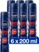 NIVEA Men Anti-Transpirant Spray Dry Impact 6 x 200 ml