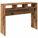VidaXL Wandtafel 105x30x80 cm bewerkt hout oud houtkleurig