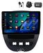 Autoradio Android, 10 pouces, 128 Go, Peugeot 107/Citroën C1 (2005-2014), CarPlay, Android Auto, Navigation, Bluetooth, DAB+, Caméra de recul