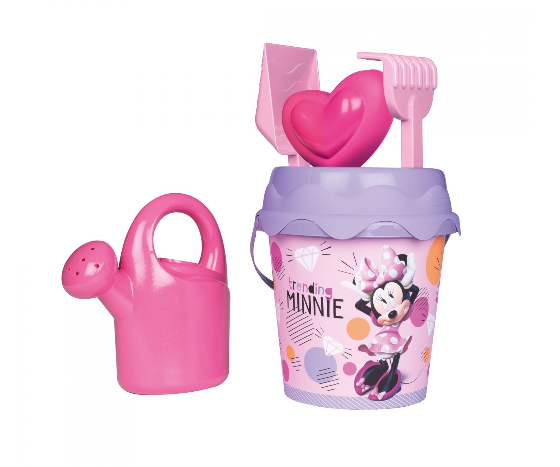 Smoby Minnie Mouse Complete Beach Bucket Set - 6 Pieces