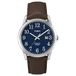 Timex Easy Reader Heren 38mm Bruin Lederen Band Datum Venster Quartz Horloge TW2P75900
