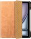 Rosso Elite Hoes Geschikt voor Apple iPad Air 13 (2024/2025) - 2-in-1 Echt Leer Book Case en Back Cover - Magnetisch Uitneembaar Hoesje - Beschermhoes Lichtbruin