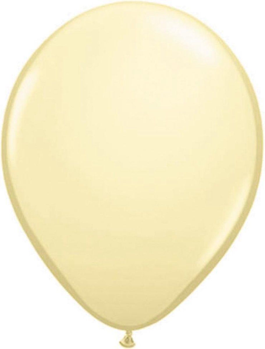 Folat Party Products Fltx 12in/30cm Met Ivoor /50 - Wit