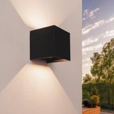 Ledvion - LED Wandlamp - G9 - 4.2W - 2700K - IP54 - Zwart - Incl. Sensor