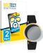 BROTECT - Screenprotector voor Oozoo Smartwatches Q0040 2/3/4/5/6/7/8/10/11 - Folie Beschermfolie transparant 2 Stuks