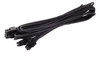 SilverStone SST-PP06B-EPS55 - voedingskabel 55cm EPS/ATX 8pin (4+4) gesleevt, zwart