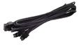 SilverStone SST-PP06B-EPS55 - voedingskabel 55cm EPS/ATX 8pin (4+4) gesleevt, zwart