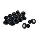 Magneet Expert Grote Zwarte Acryl Push Pin Magneet - 21mm dia x 26mm hoog (1 Pack van 10)