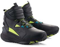 Alpinestars Speedstreet Zwart Lime Blauw Ocean Motorschoenen - Laars