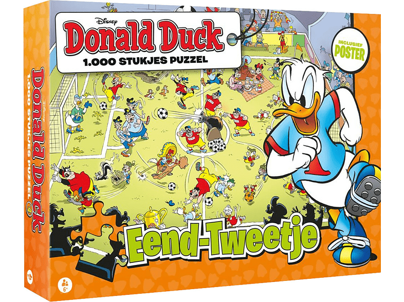 Merchandising puzzel donald duck eend-tweetje - 1000 stks