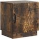 vidaXL Nachtkastje Gerookt eiken 43 x 34,5 x 47 cm Bewerkt hout