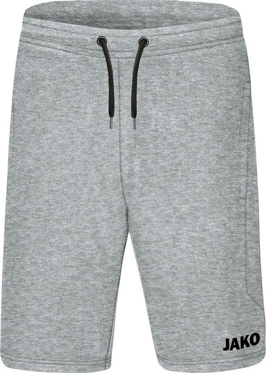 Jako Base Joggingshort Lichtgrijs Gemeleerd Maat L