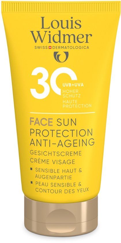 Louis Widmer Face Sun Protection Anti-Ageing 30 Parfumvrij