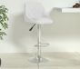 Maison Exclusive - Tabouret de bar en similicuir blanc