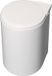 Emuca Recyclingcontainer, 13 L, deurbevestiging, automatische dekselopening, Kunststof, Wit