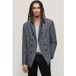 John Varvatos Wire Inserted Db Btn Fron Regal Blue