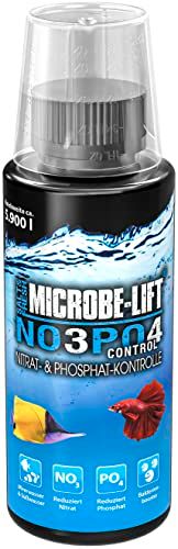 Microbe-Lift NOPO Control - Bevordert de afbraak van nitraten (NO3) en fosfaten (PO4) in elk zee- en zoetwateraquarium. Verbetert de activiteit van bacteriën. Inhoud: 118ml