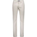 Gardeur Modern Fit Broek lichtgrijs, Effen