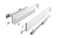 GTV Ladesysteem AXIS PRO - ladenset met volledig uittrekbare en soft-close - lengte 300 mm - hoogte 128 mm - kleur wit