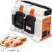 Ruris Onduleur Portable À Batterie 30024e 300w 4x20v 4ah 320wh Prise Ac 240v Usb-c 18w Dc 12v Lampe Led 7,2w