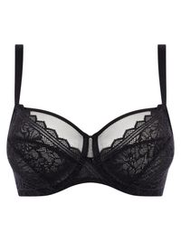 Chantelle Floral Touch Full Cup Bra with Underwire - Black
