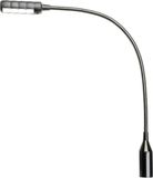 Adam Hall SLED 1 ULTRA XLR 3 3-pin XLR zwanenhals-lamp met 4 COB LED's (rechte plug)