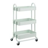 Amazon Basics 3-laags, rollende gereedschapswagen of keukenwagen, muntgroen