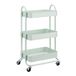 Amazon Basics 3-laags, rollende gereedschapswagen of keukenwagen, muntgroen