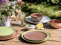 CreaTable, 22239, Serie CANVAS Mediterran, serviesset voor 4 personen, 16-delig