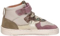 KEQ Baby Schoentjes Roze Panterprint Leer Maat 24