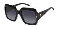 Carrera CARRERA 3004/S BLACK/DARK GREY SHADED 54/21/140 Damesbrillen Zonnebrillen