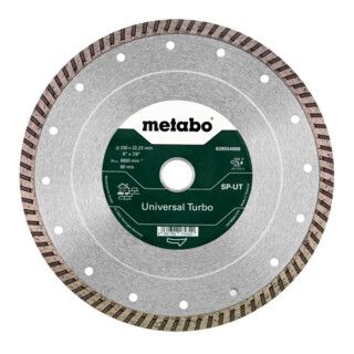 Metabo diamantslijpschijf 230x22,23mm, SP-UT, Universele Turbo (1 stuk)