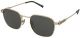 Gucci GG1876S 001 Métal doré Rond Gris 50mm Femmes