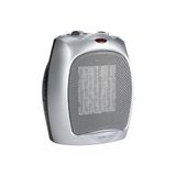 Amazon Basics Keramische Kachel, 1500 W, met regelbare thermostaat, zilver