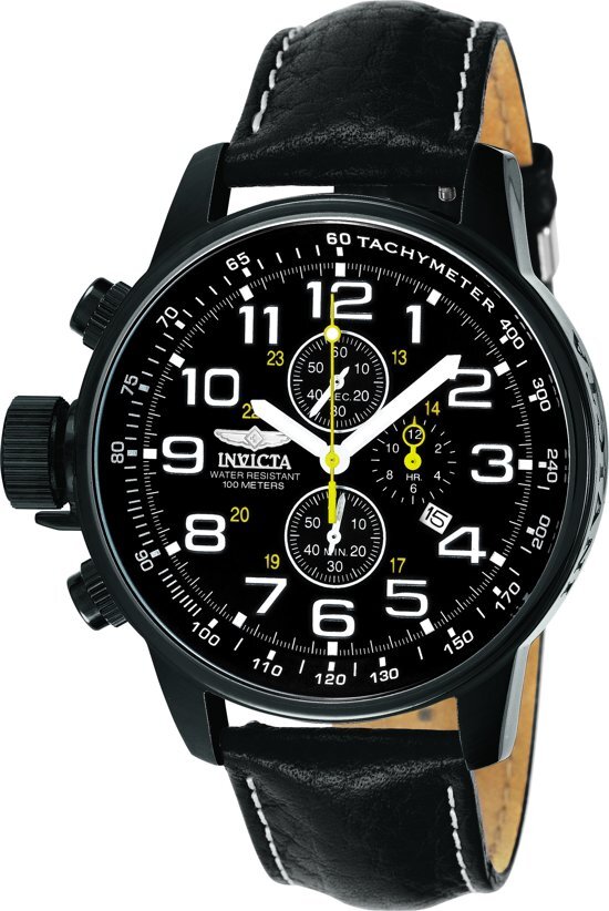 Invicta I-Force 3332 - Horloge - Heren - Zwart - Quartz - Ã˜ 46 mm