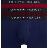 Tommy Hilfiger 3-pack Trunk Dp Brg/prp Nvy/dp Rge Hth Maat: S