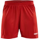 Craft Progress Contrast Short Dames - Rood / Wit | Maat: L