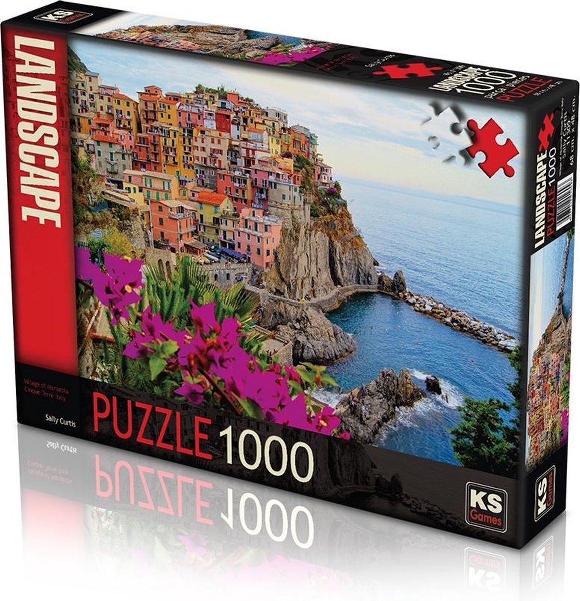 KS Games Village of Manarola Cinque Terre Italy Puzzel 1000 Stukjes