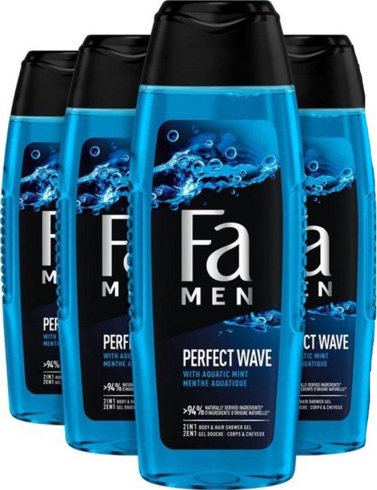 Fa Aanbieding: 3x Fa douchegel Perfect Wave for Men (250 ml)