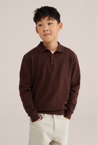 WE Fashion Jongens fijngebreide polo