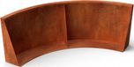 Merkloos Geroba - Fronta Keerwanden Cortenstaal Buitenbocht 1000 x 200 x 500 mm