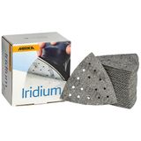 Mirka Schuurdriehoek Iridium 93x93x93mm 15 gaten Korrel 40